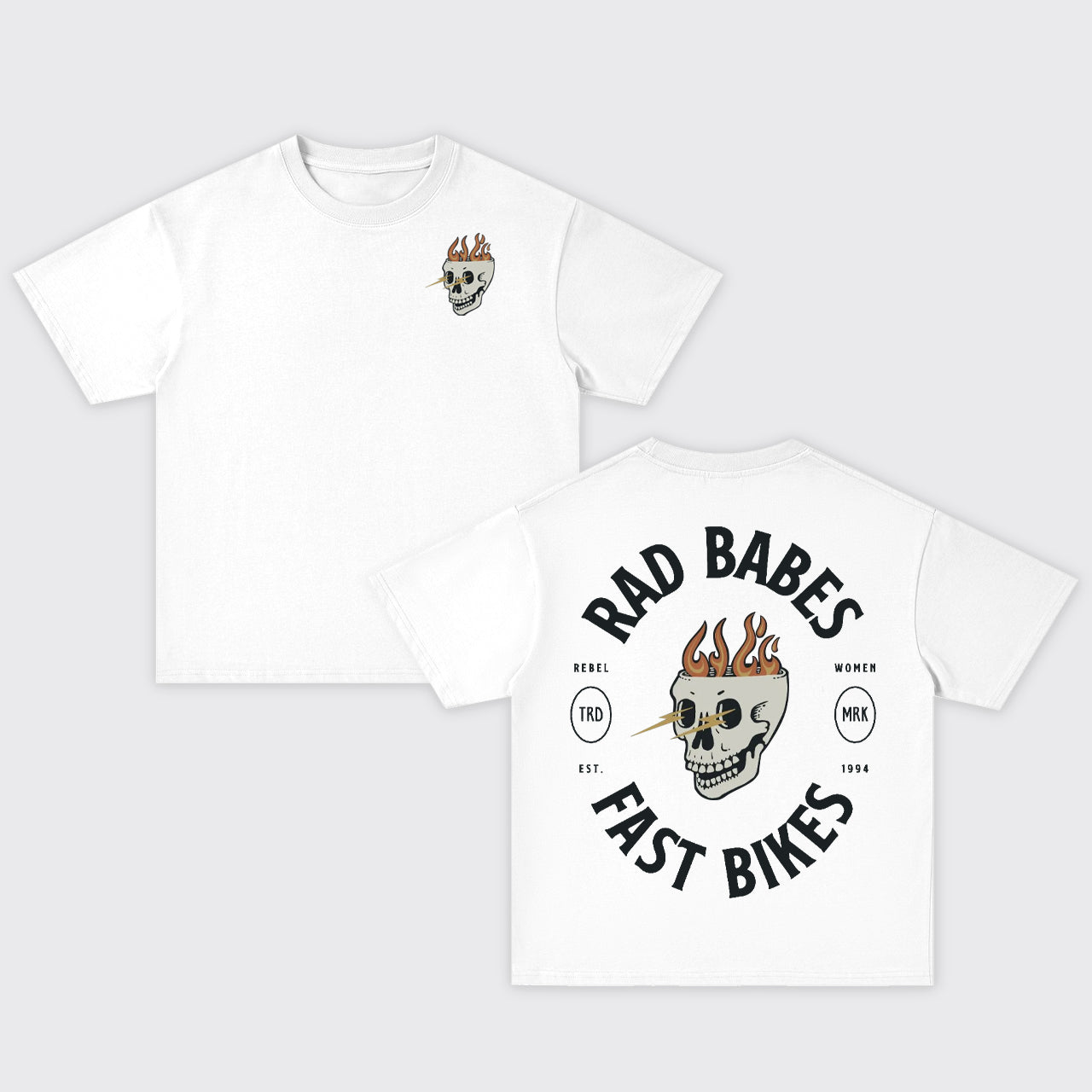 Babes Fast Bikes Oversize T-Shirts