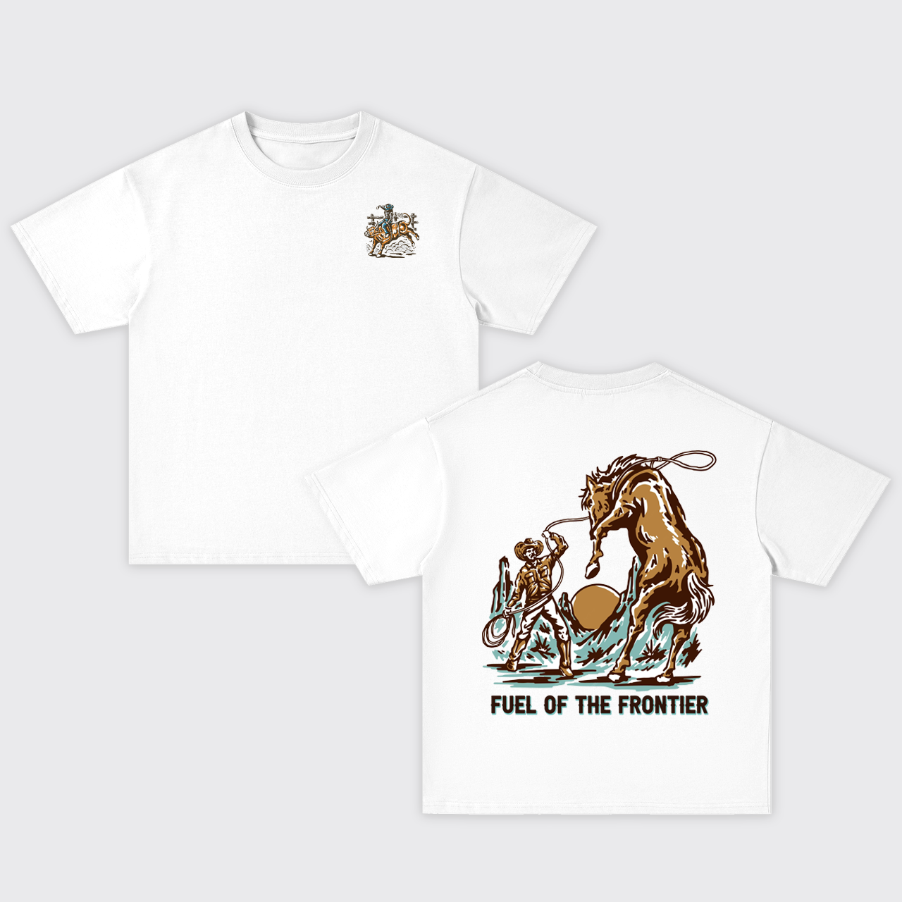 Full Of The Frontier Oversize T-Shirts