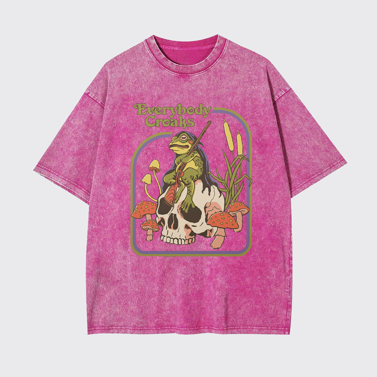 Mental Health-Everybody Croaks Garment-dye Tees