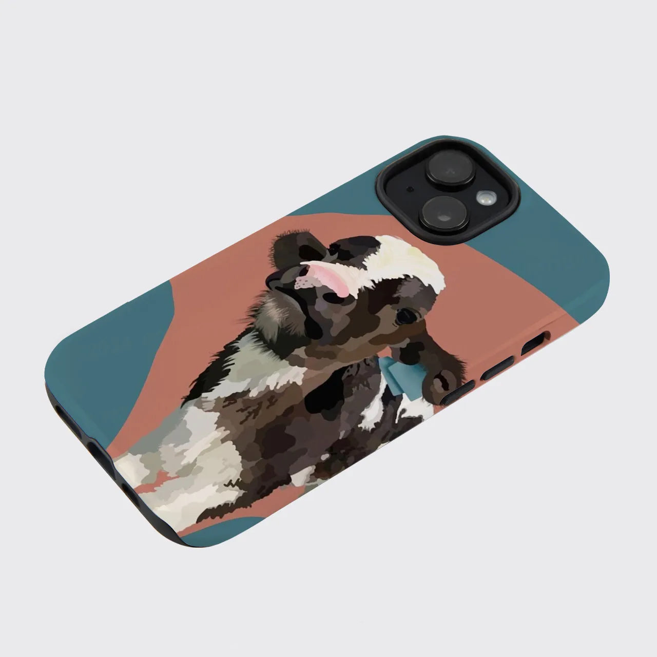 Oil Painted Cow_Broncobay Phone Case