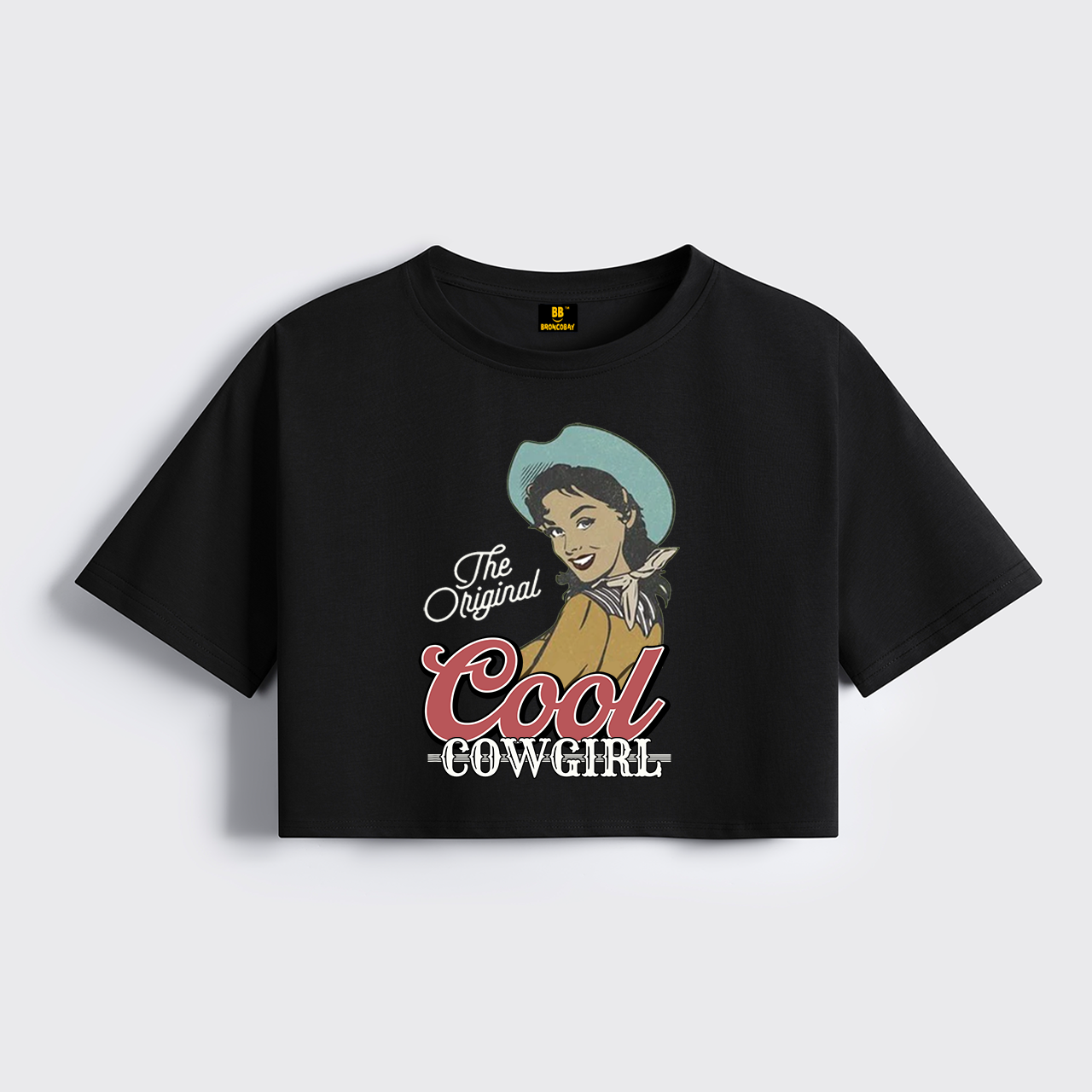 Cool Cowgirl Cropped Boxy Tee