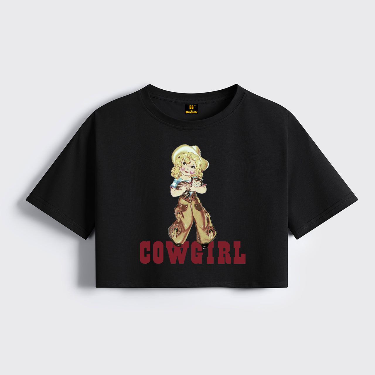 Cowgirl Cropped Boxy Tee