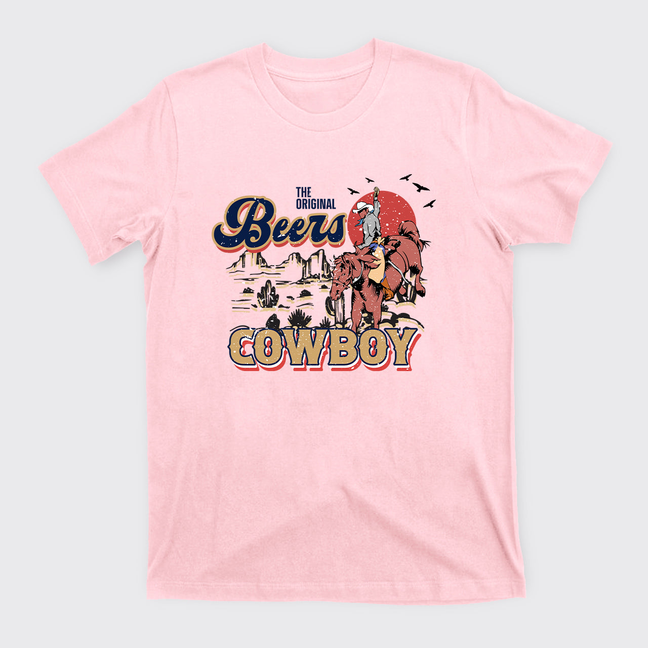 Beers Cowboy On The Wilderness T-Shirts