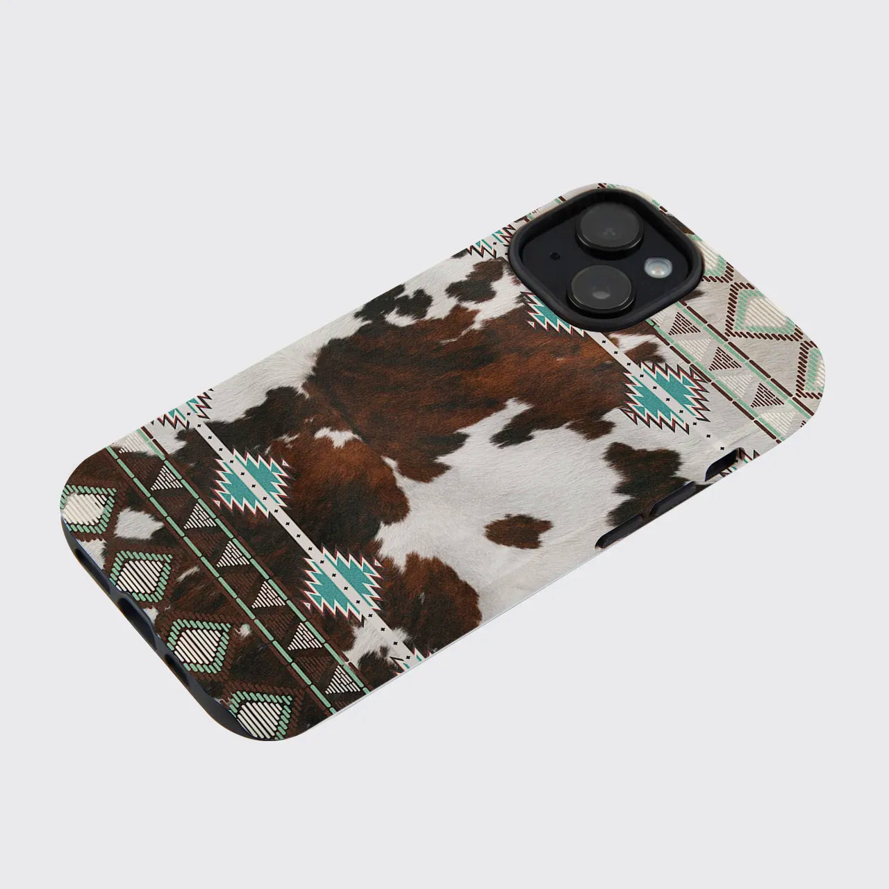 Aztec Cow Texture_Broncobay Phone Case