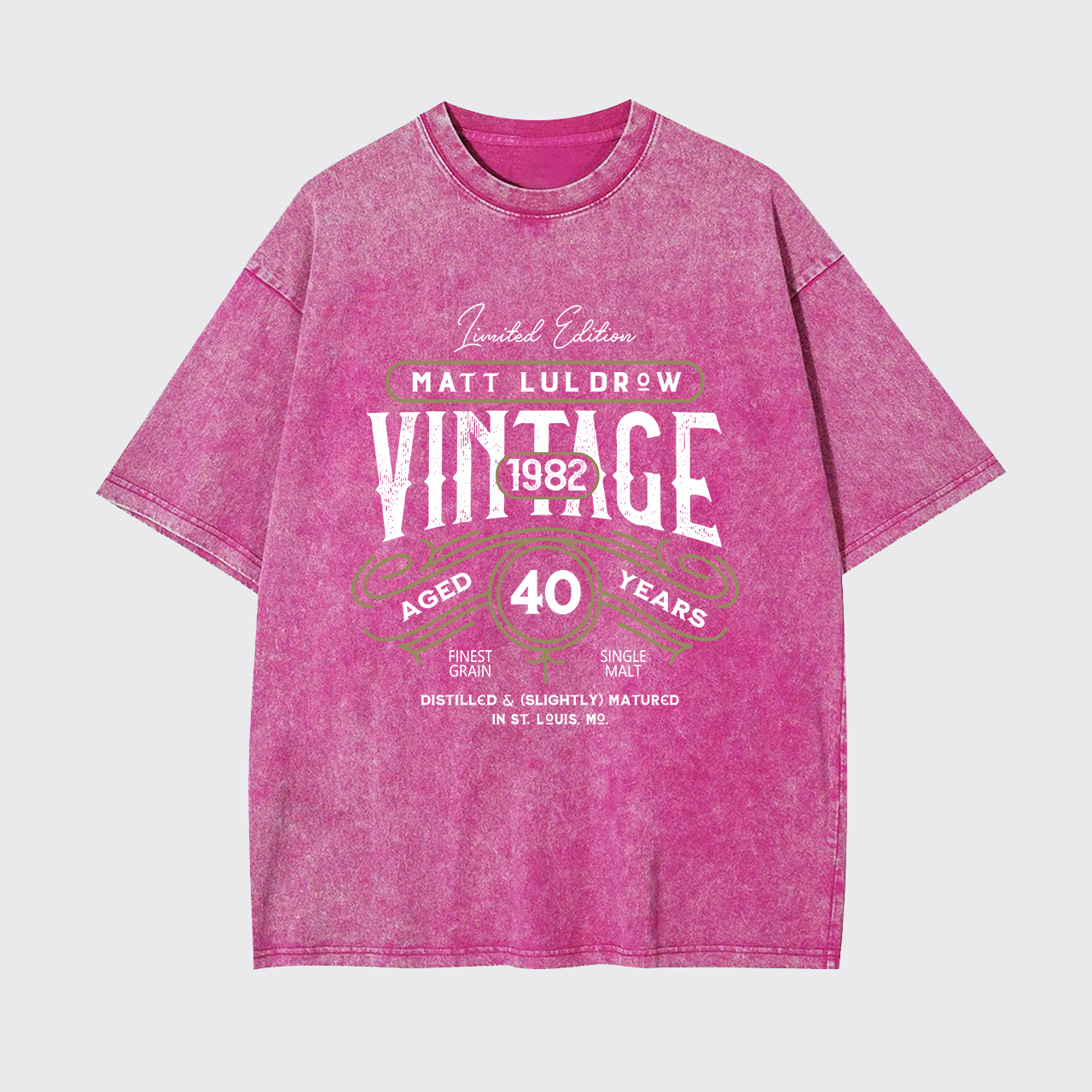 Limited Edition Whiskey Birthday Party Garment-dye Tees