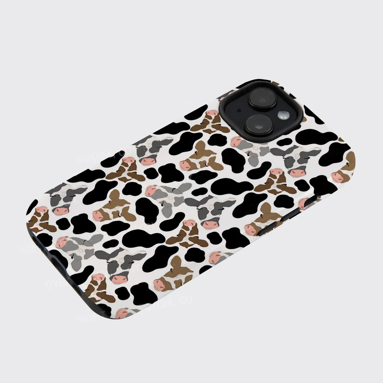 Cow Pattern Tri-color_Broncobay Phone Case