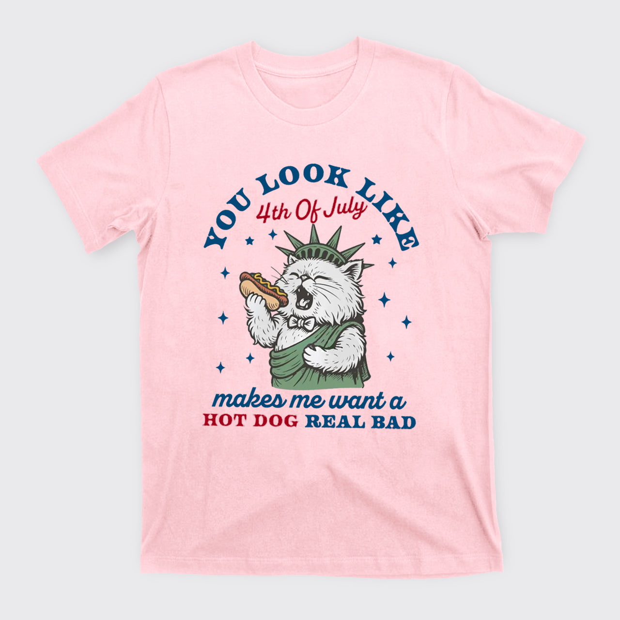 Funny Cat-You Look Like The 4th Of July T-Shirts