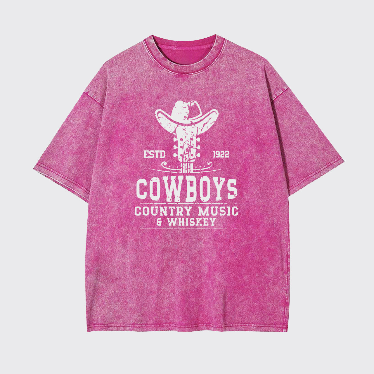 Cowboys Country Music 6 Whiskey Garment-dye Tees