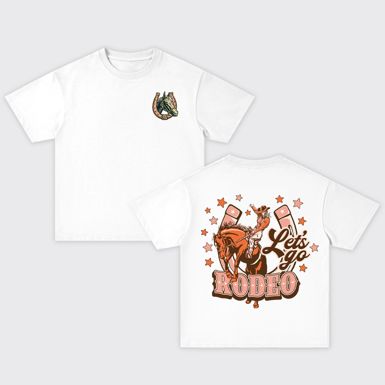 Let's Go Rodeo Oversize T-Shirts