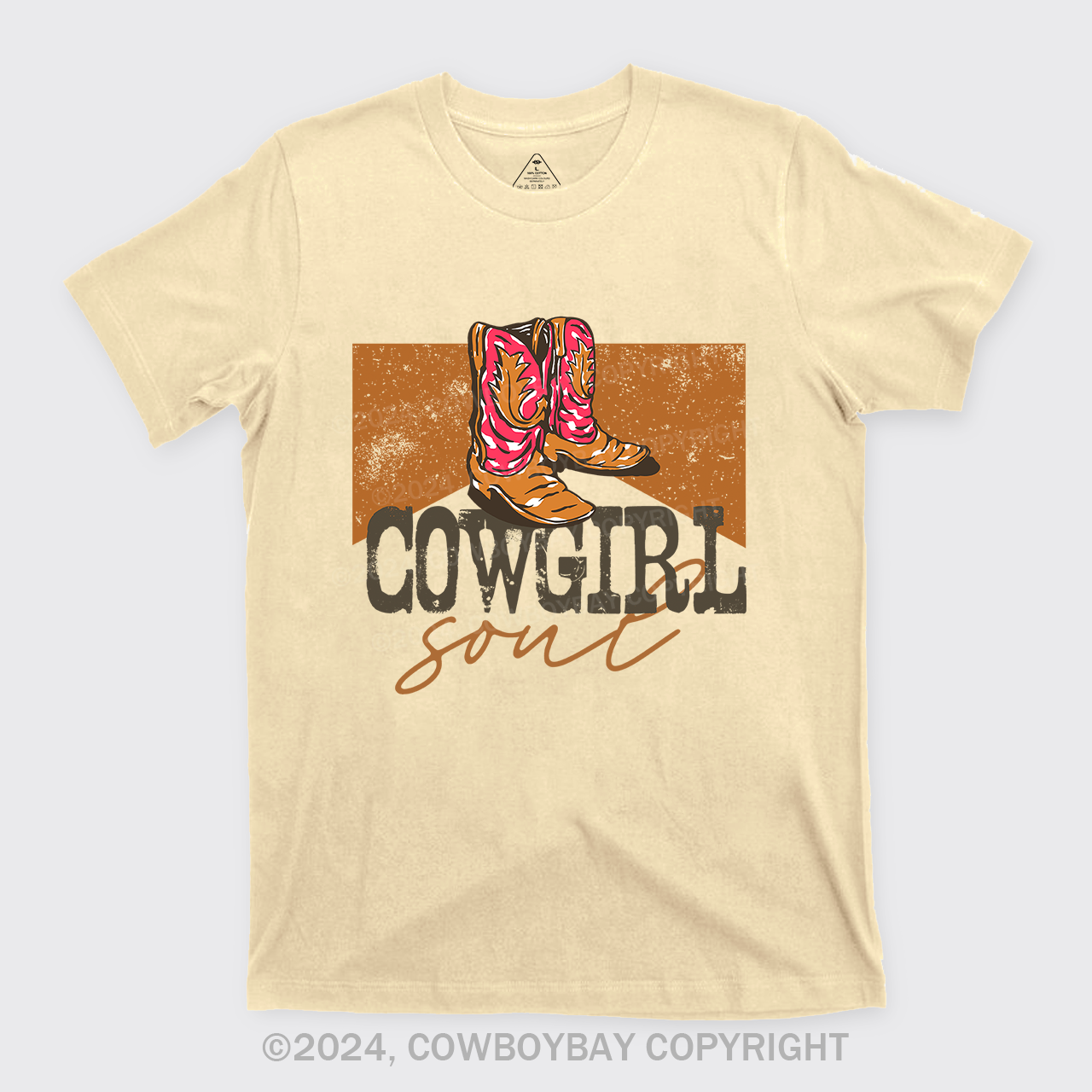 Cowgirl Walking In The Western Desert T-Shirts
