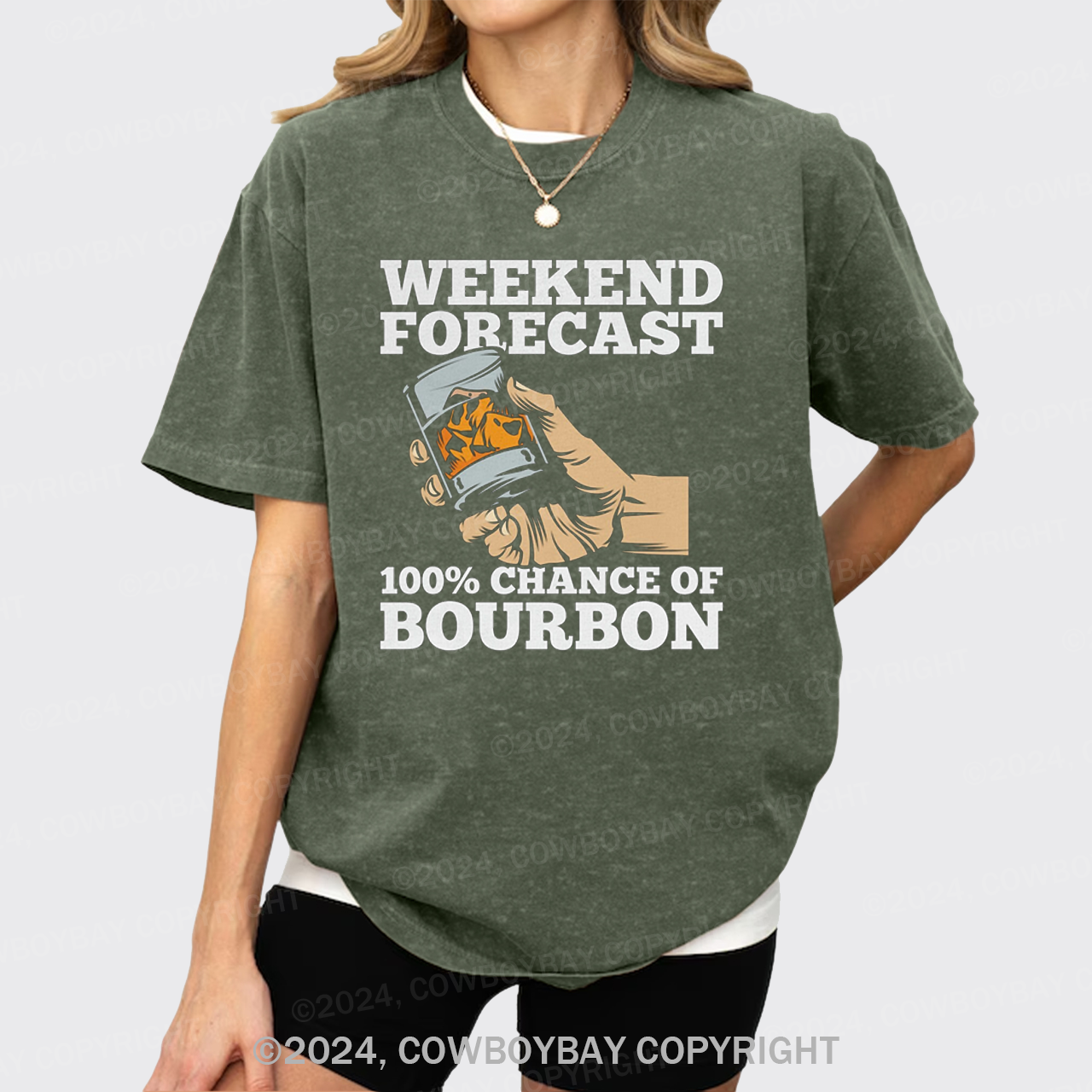 Bourbon Whiskey Garment-dye Tees