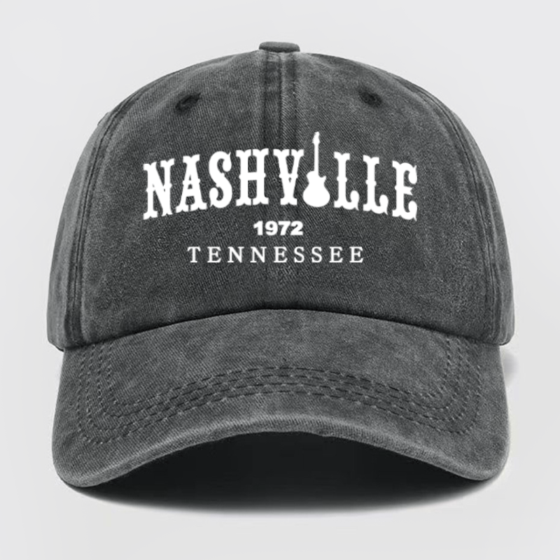 Nashville Tennessee Washed Baseball Cap