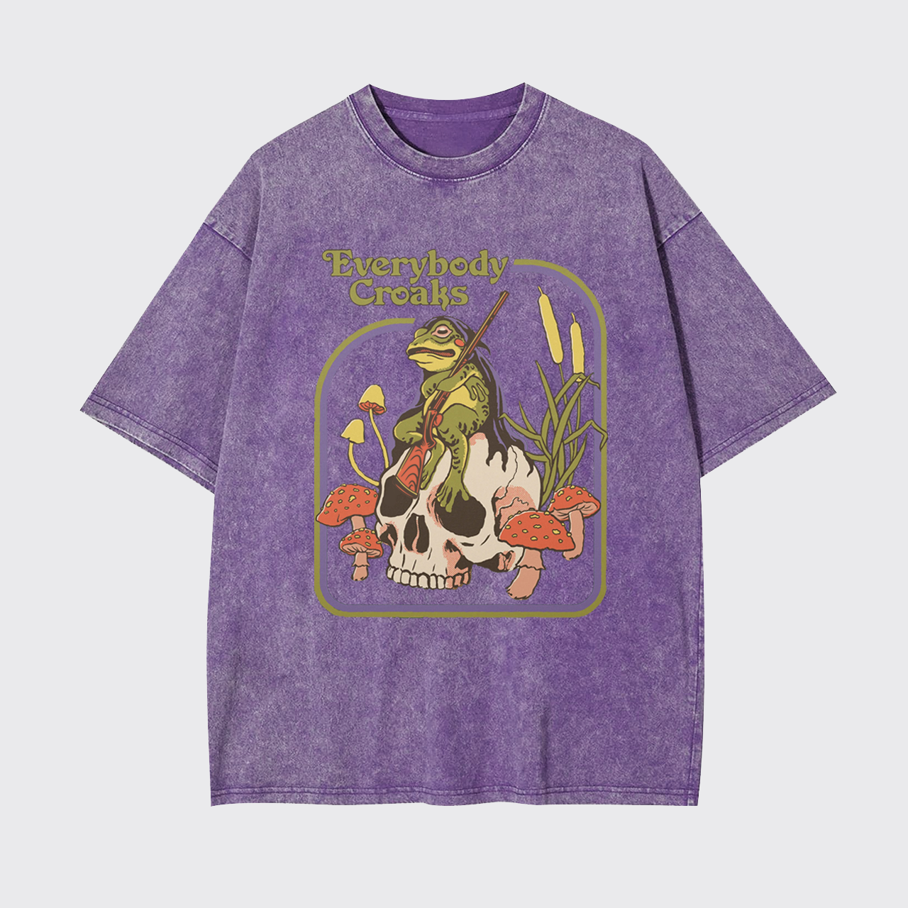 Mental Health-Everybody Croaks Garment-dye Tees