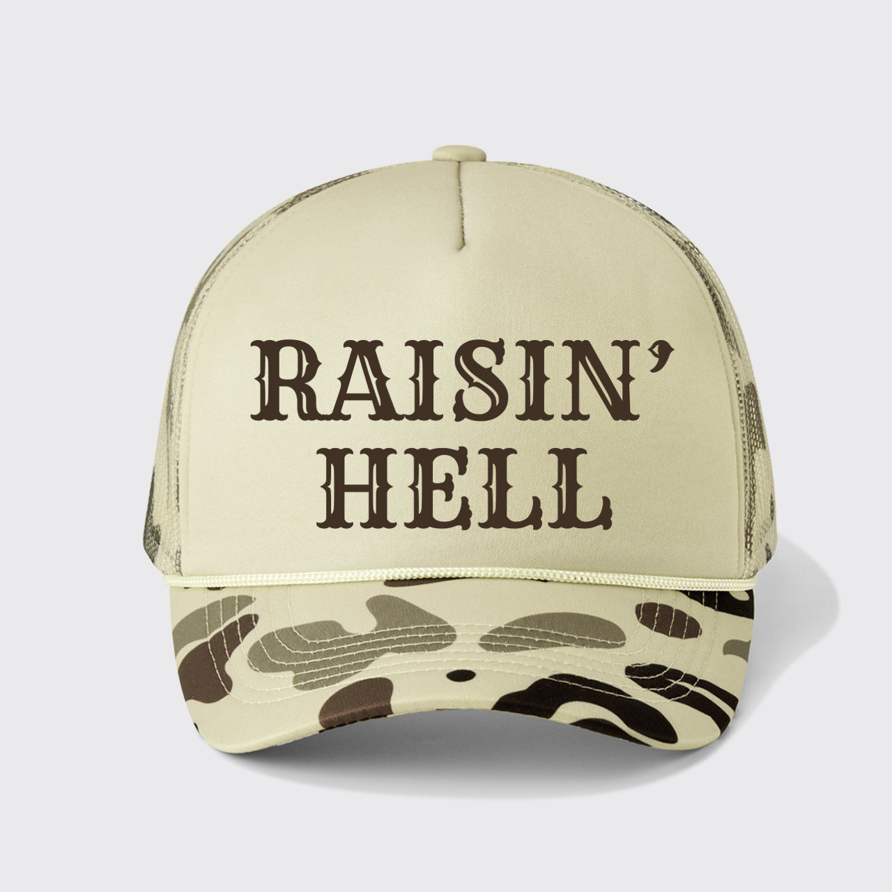 Raisin' Hell Trucker Hat