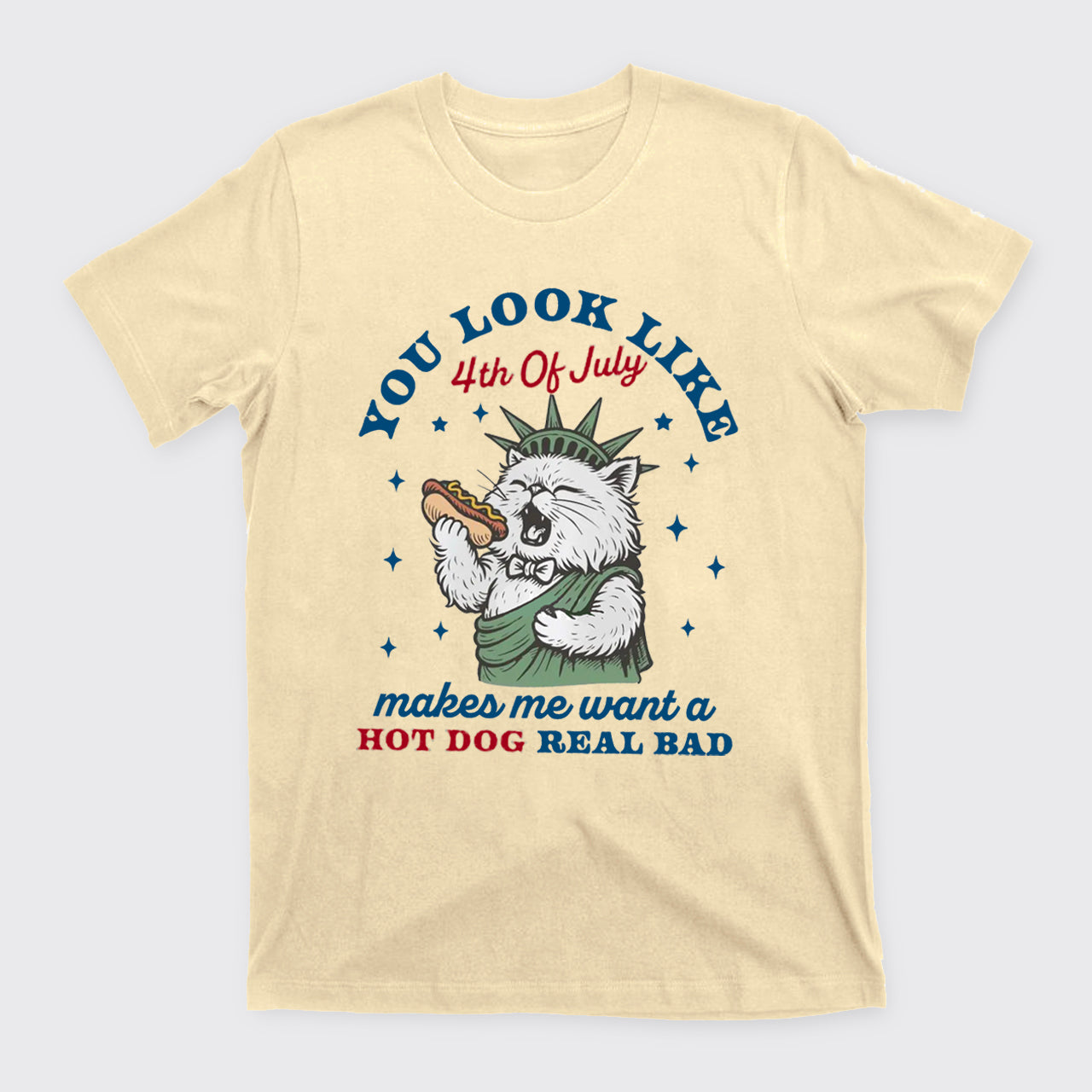 Funny Cat-You Look Like The 4th Of July T-Shirts