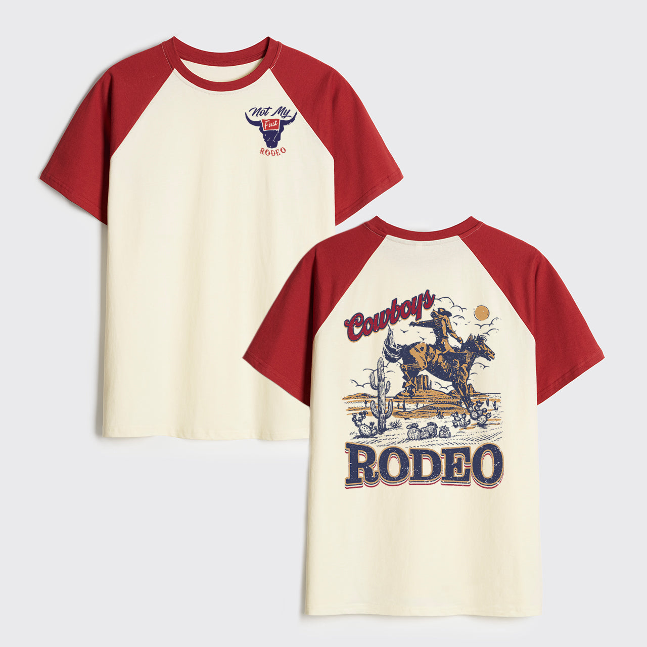 Not My First Cowboys Rodeo Raglan T-shirts