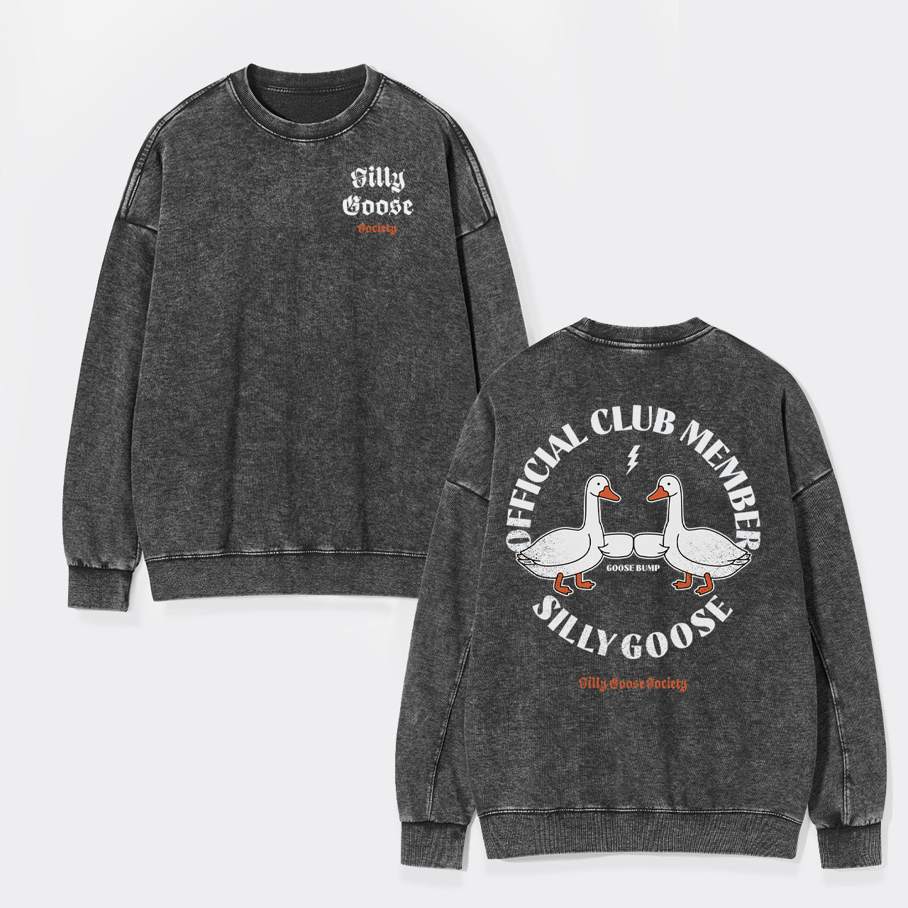 Goose Bump Club Washed Sweatshirts
