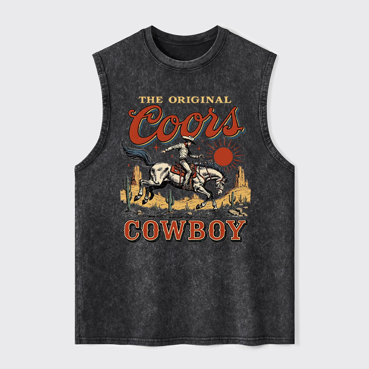 Vintage Wild West 90s Washed Tanks