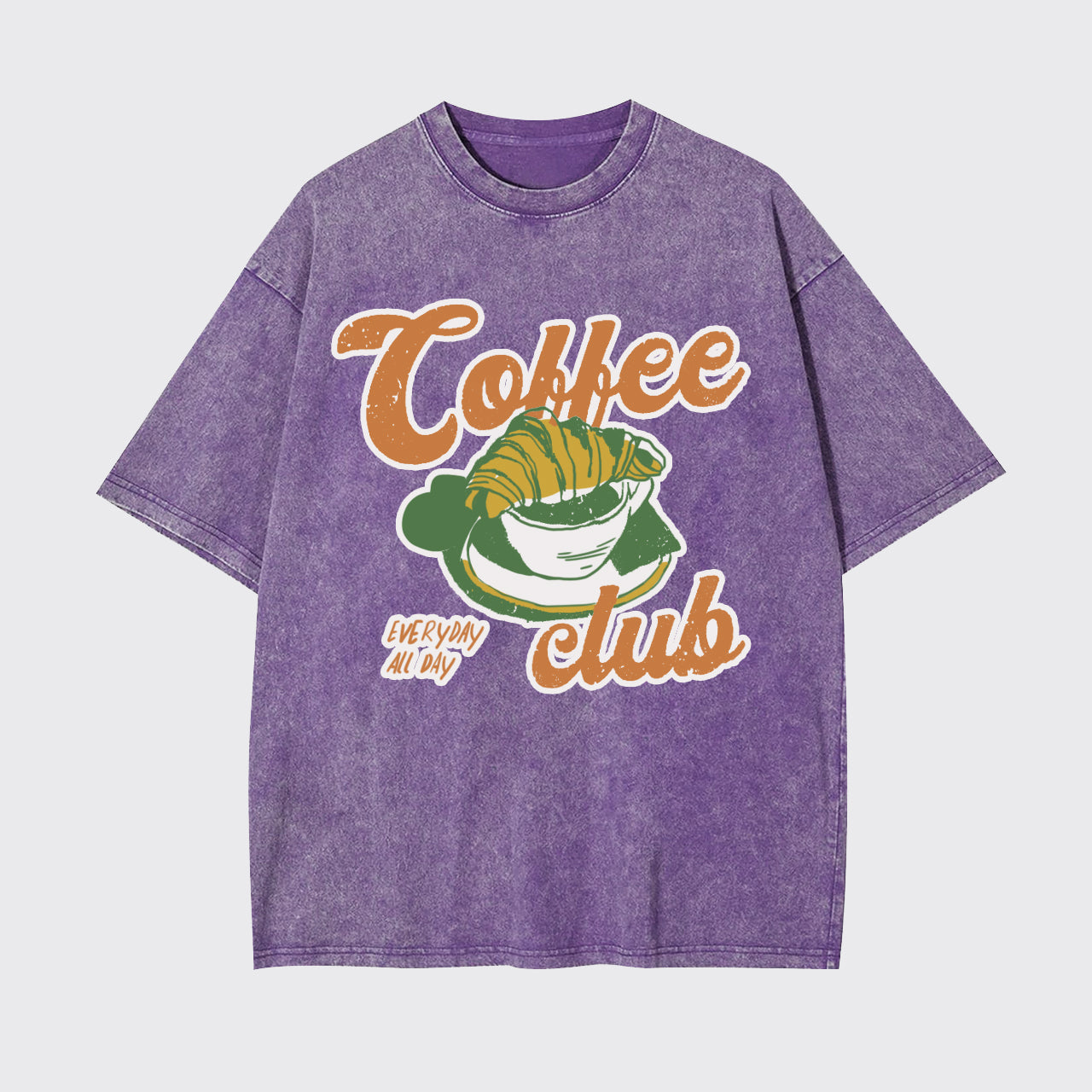 Breakfast Coffee Club Garment-dye Tees