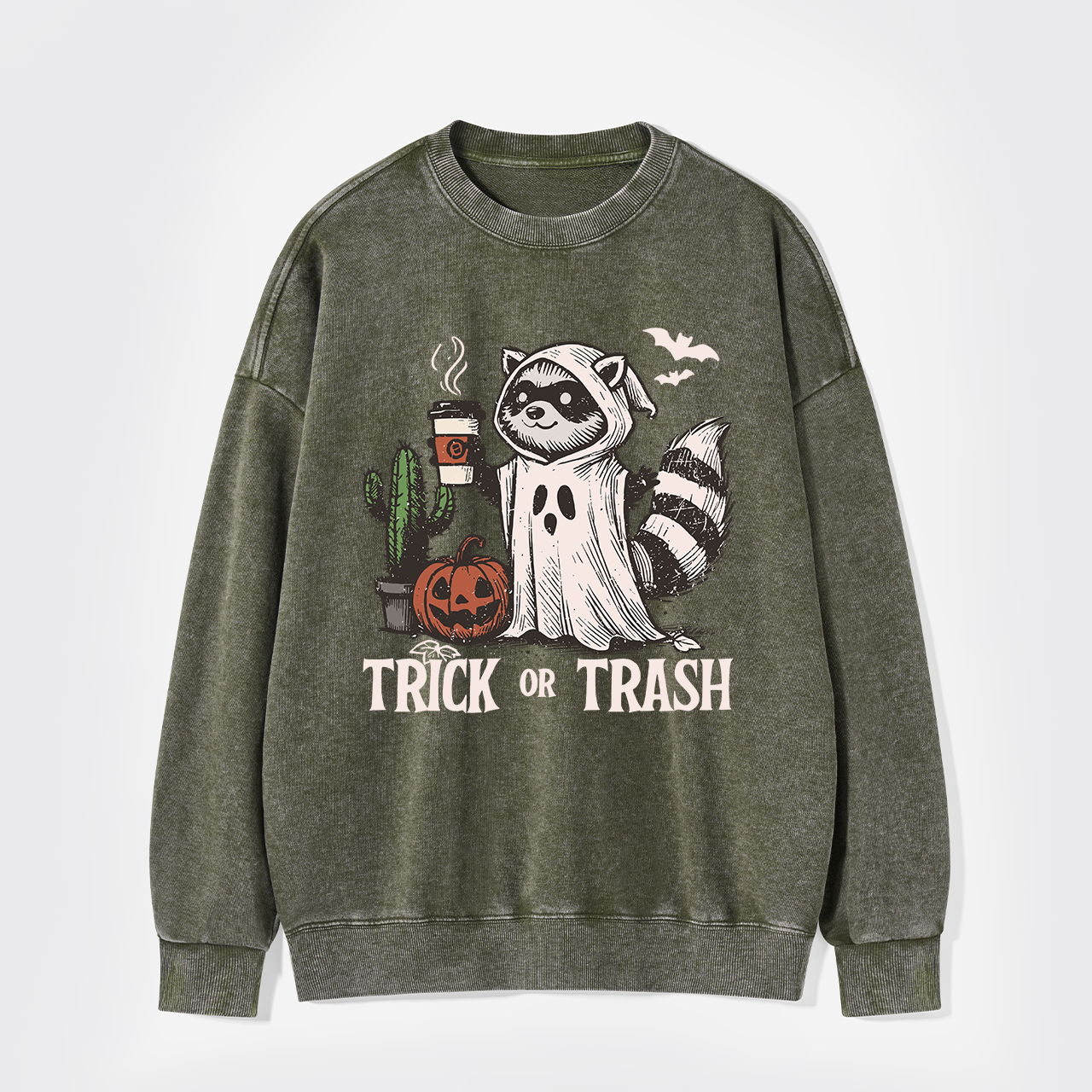 Trick Or Trash Washed Sweatshirts