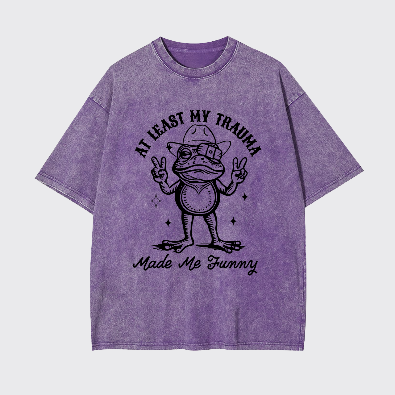 Mental Health-At Least My Trauma Made Me Funny Garment-dye Tees