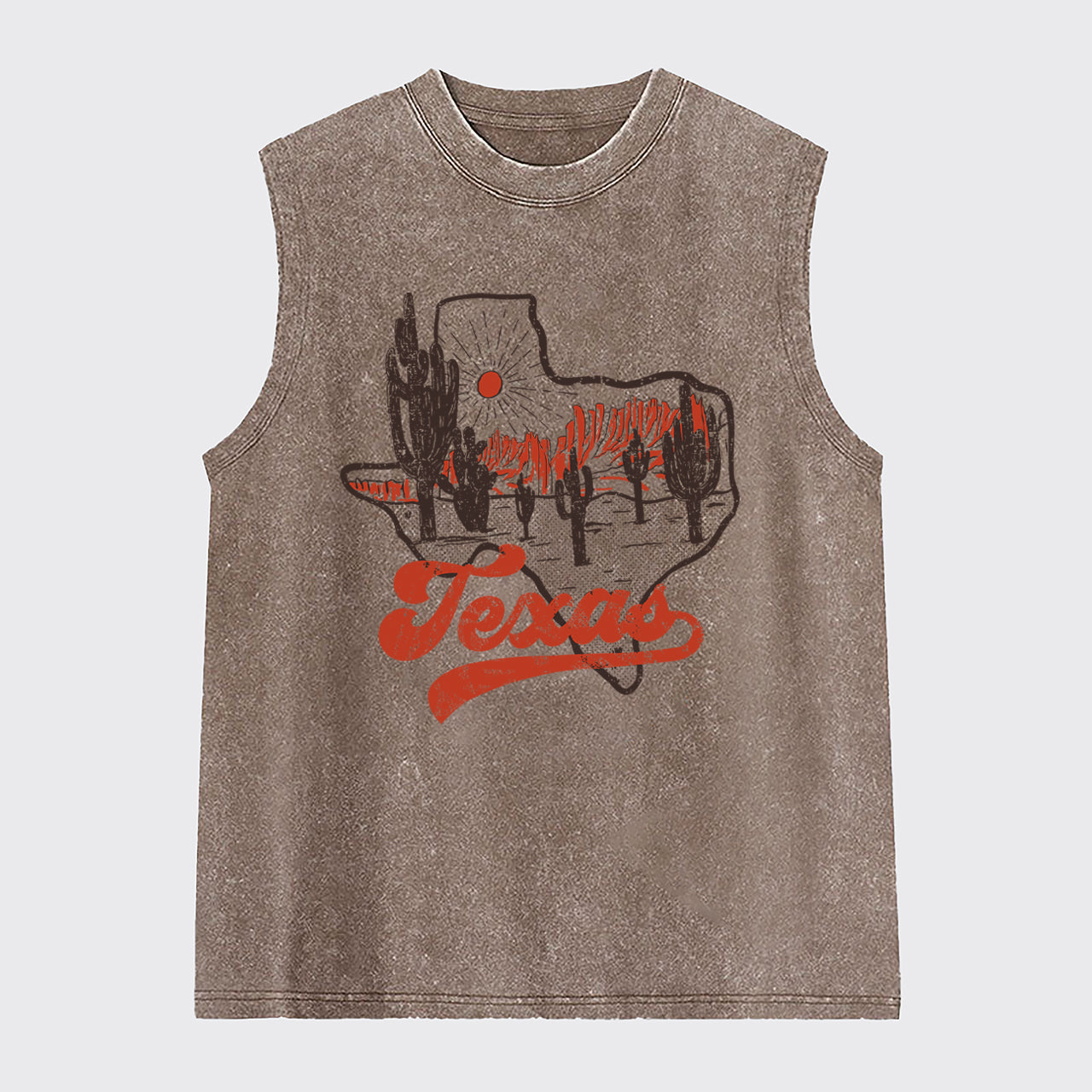 Texas Sunset Vintage Washed Tanks