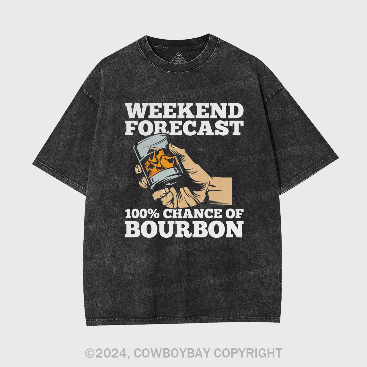 Bourbon Whiskey Garment-dye Tees