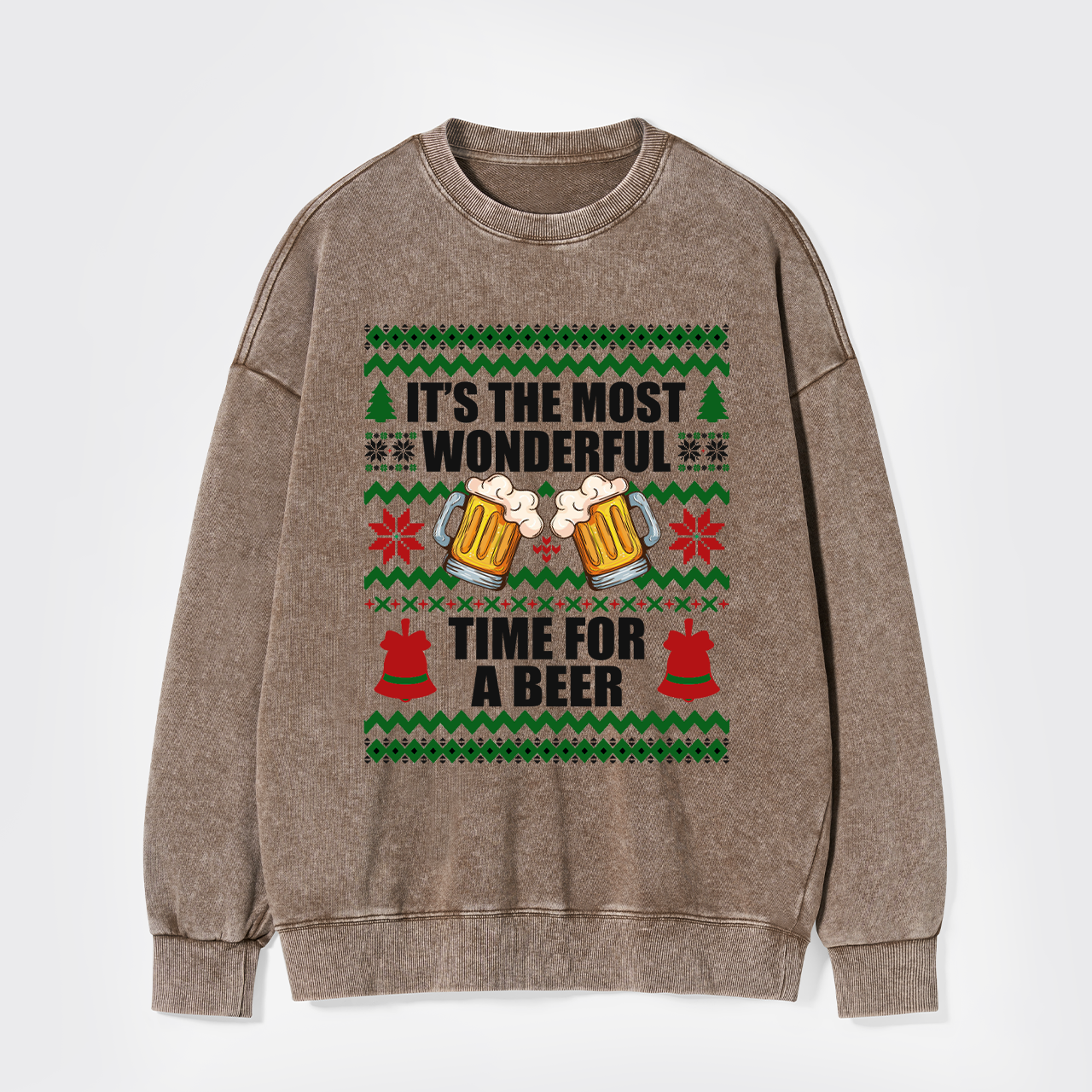 It's The Most Wonderful Time For A Beer Washed Sweatshirts
