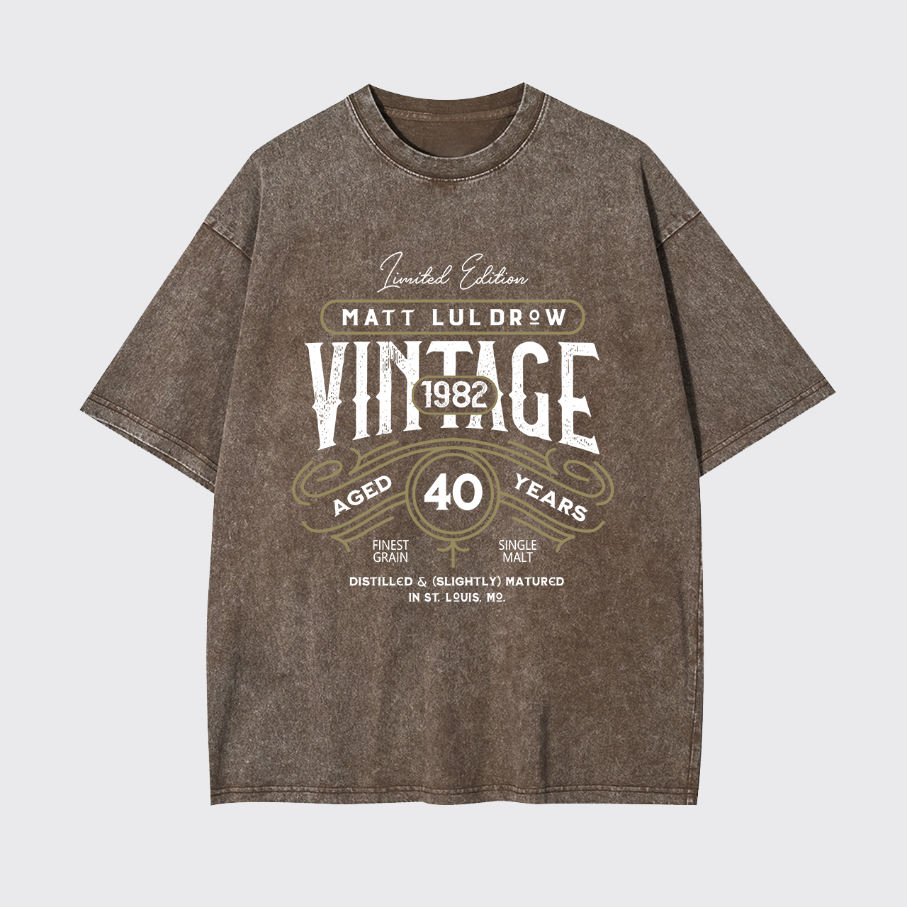 Limited Edition Whiskey Birthday Party Garment-dye Tees