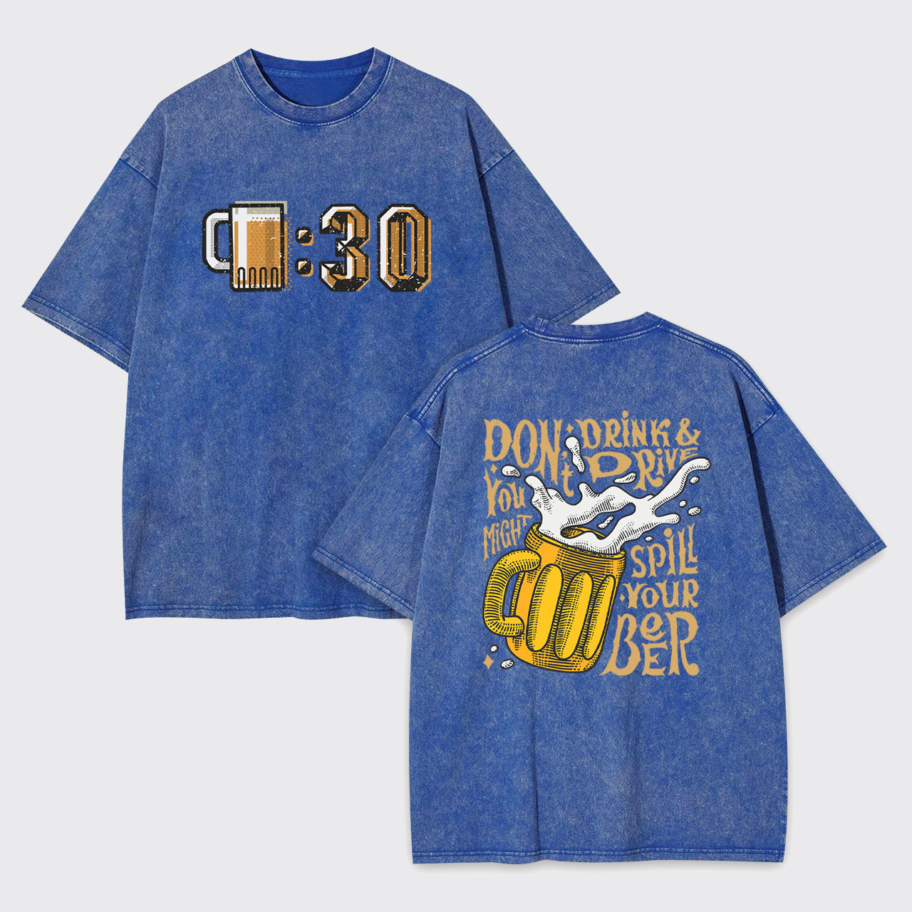 At 0:30 Let's Drink Garment-dye Tees