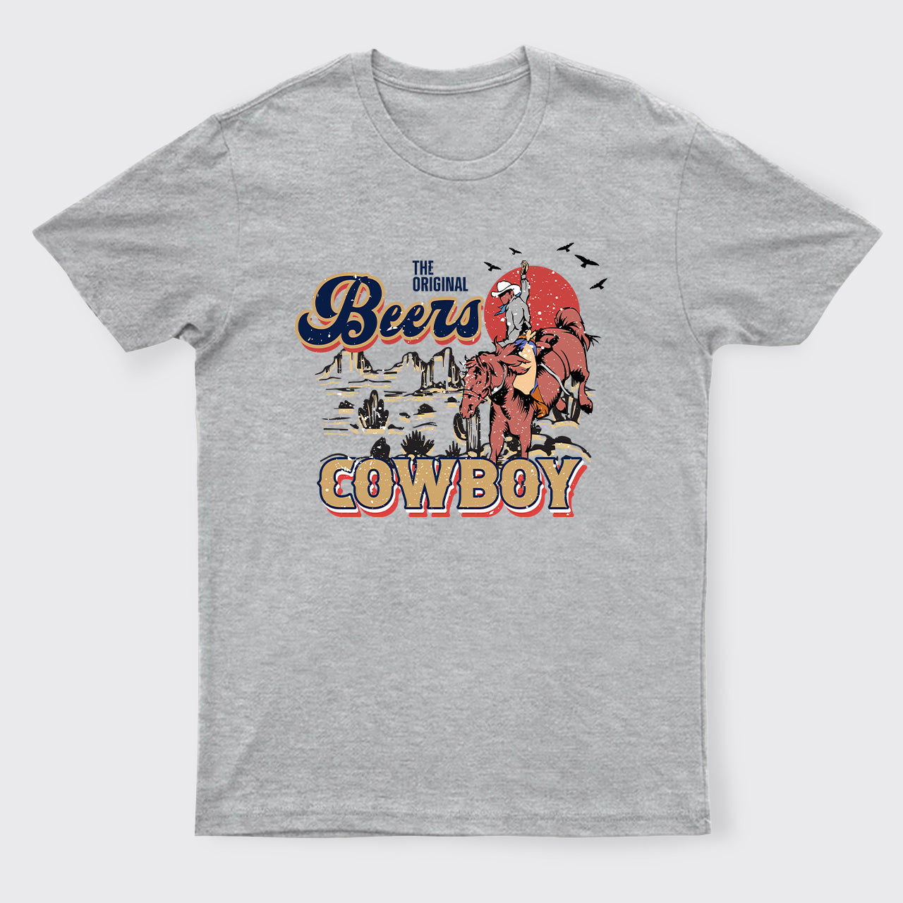 Beers Cowboy On The Wilderness T-Shirts