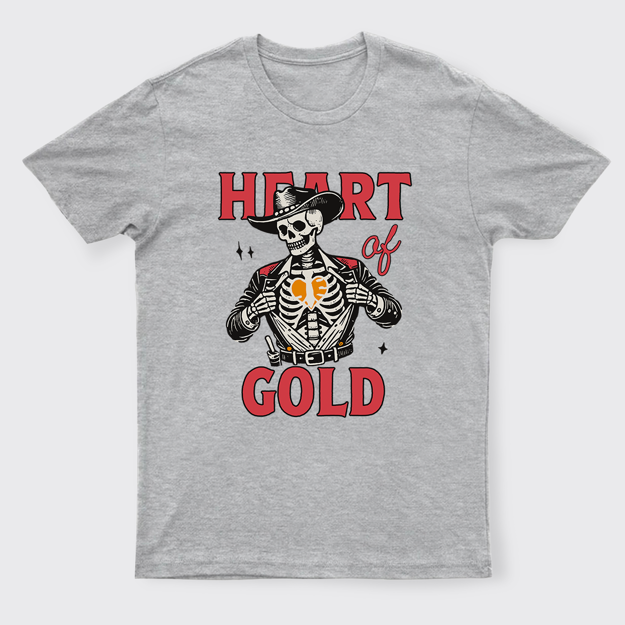 Heart Of Gold Western T-Shirts