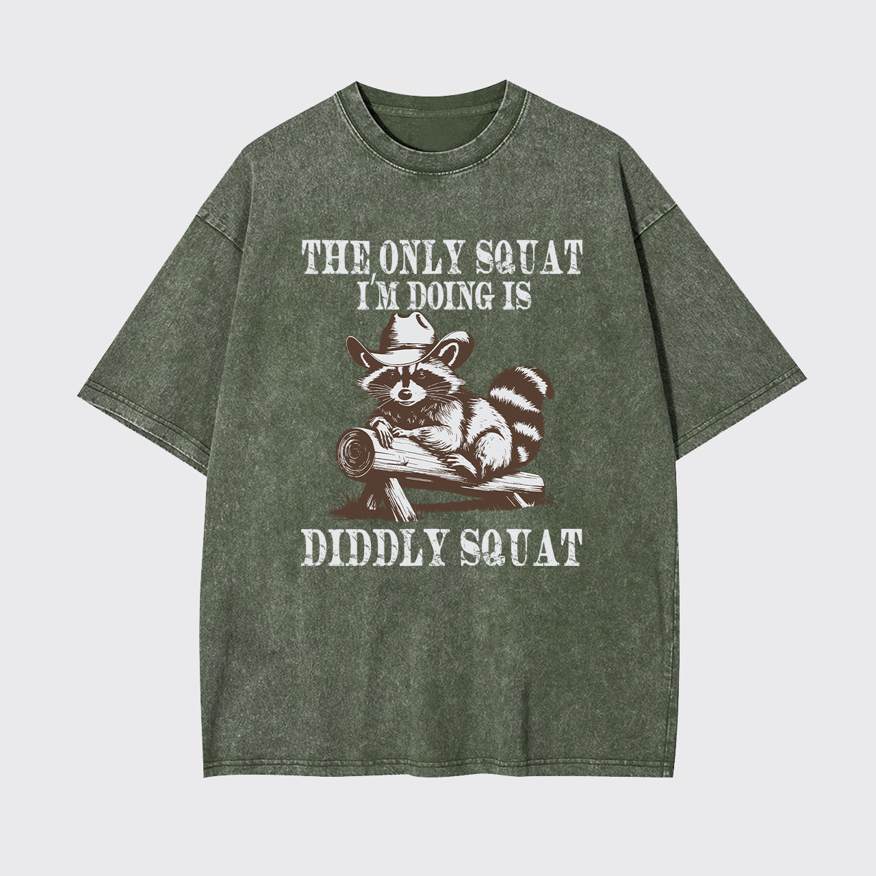 The Only Squat I'm Doing Garment-dye Tees