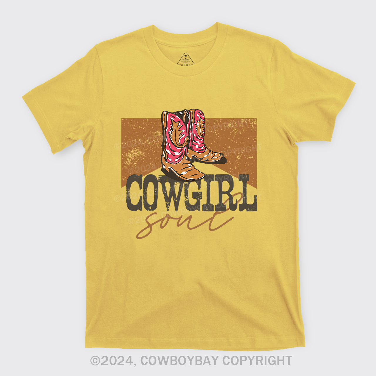 Cowgirl Walking In The Western Desert T-Shirts