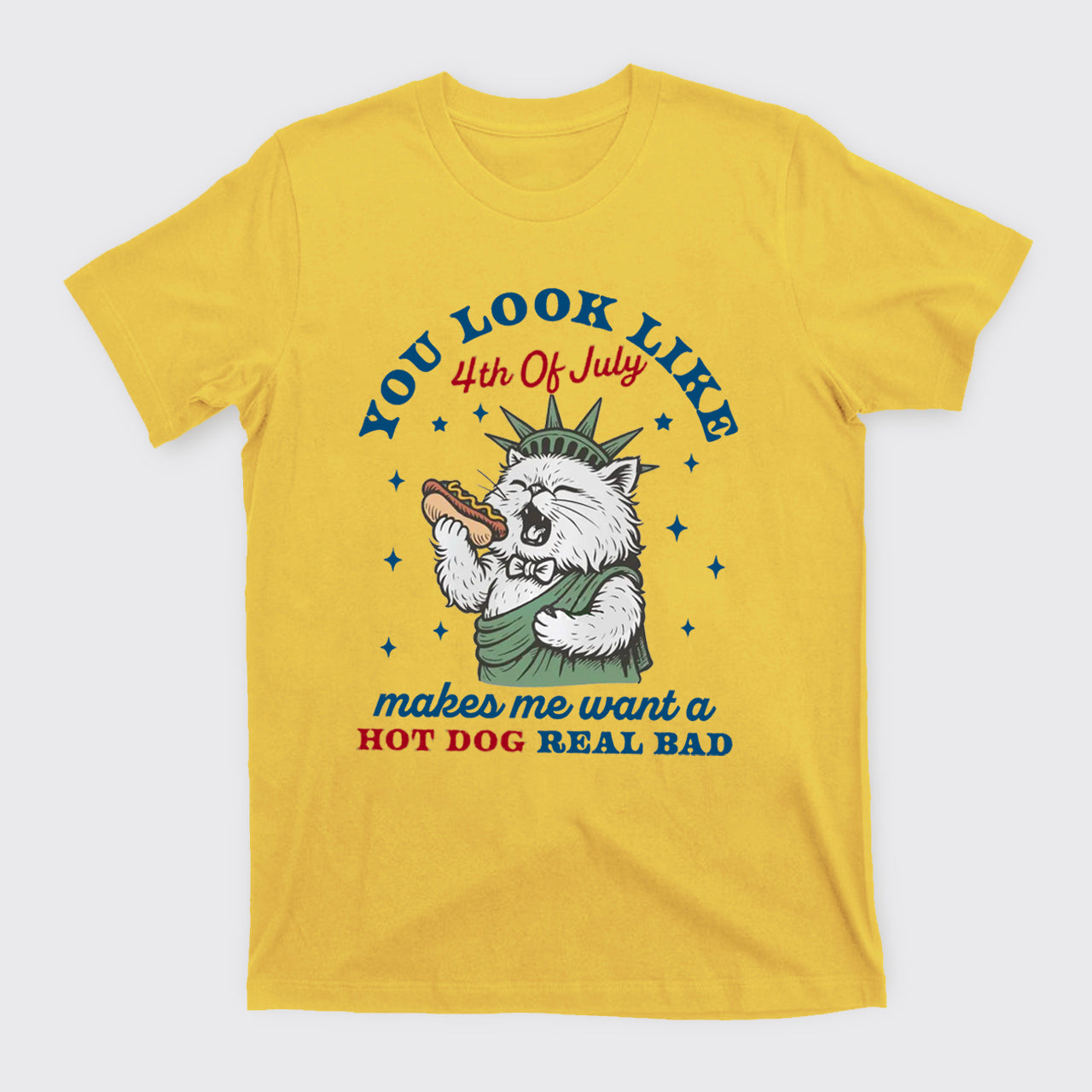 Funny Cat-You Look Like The 4th Of July T-Shirts