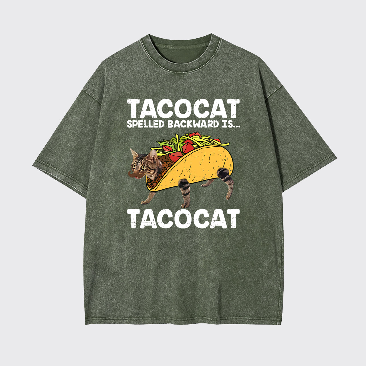 Vintage Taco & Cat Garment-dye Tees