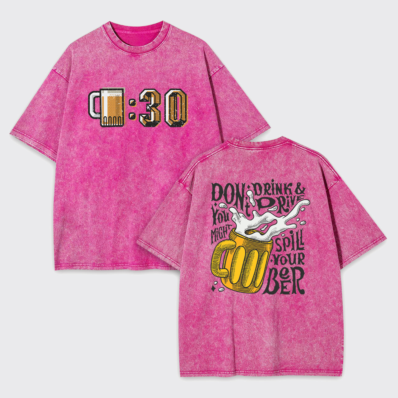 At 0:30 Let's Drink Garment-dye Tees