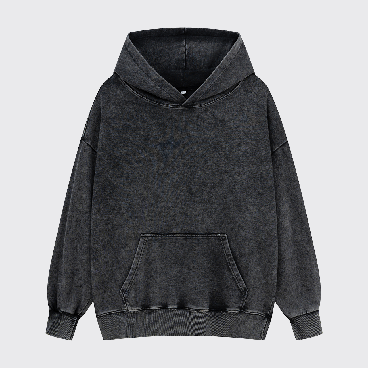 Washed Hoodie:Black