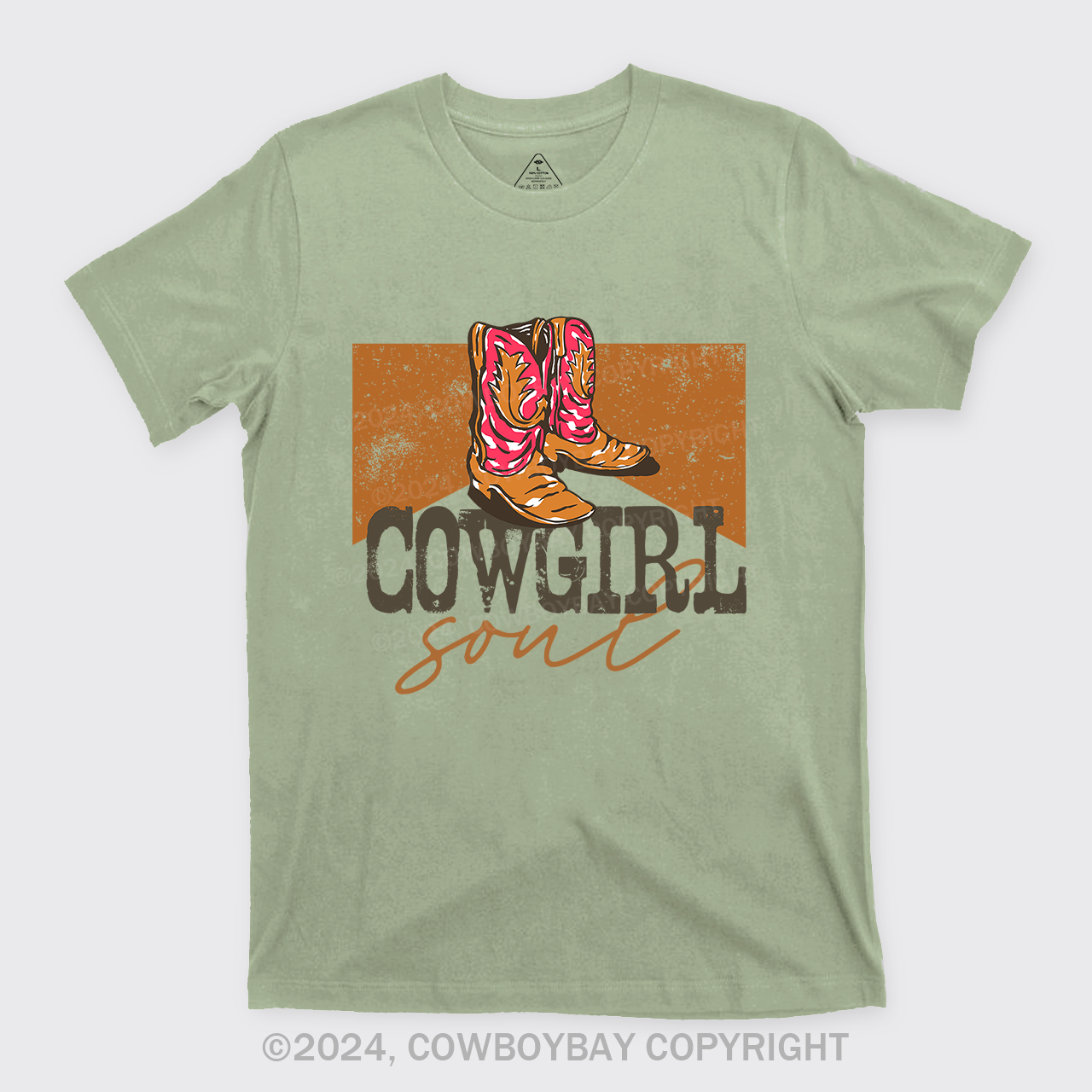 Cowgirl Walking In The Western Desert T-Shirts