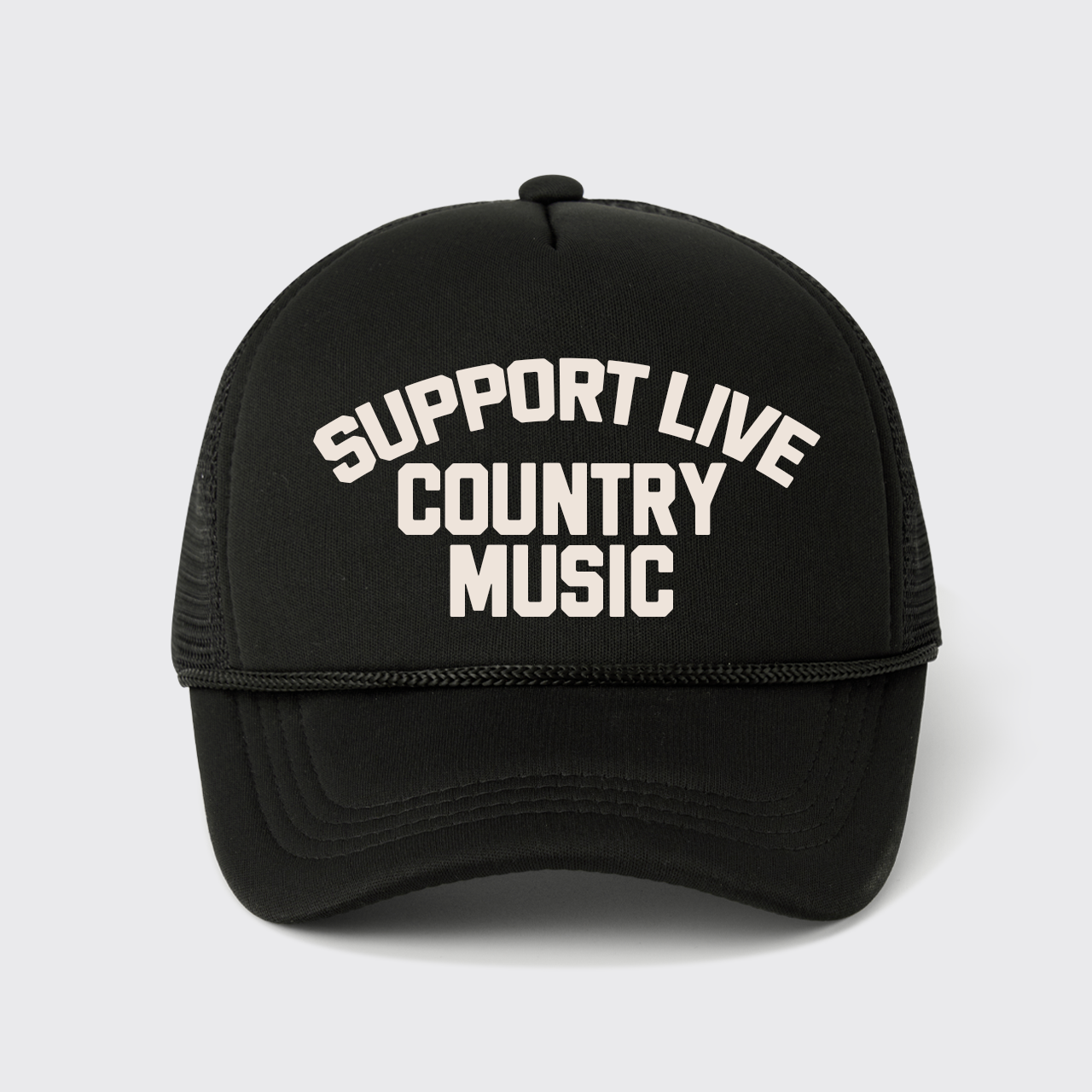 Support Live Country Music Trucker Hat