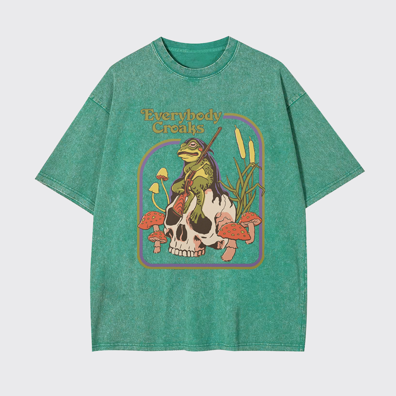 Mental Health-Everybody Croaks Garment-dye Tees