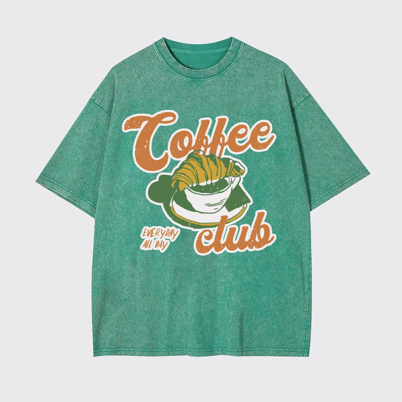 Breakfast Coffee Club Garment-dye Tees