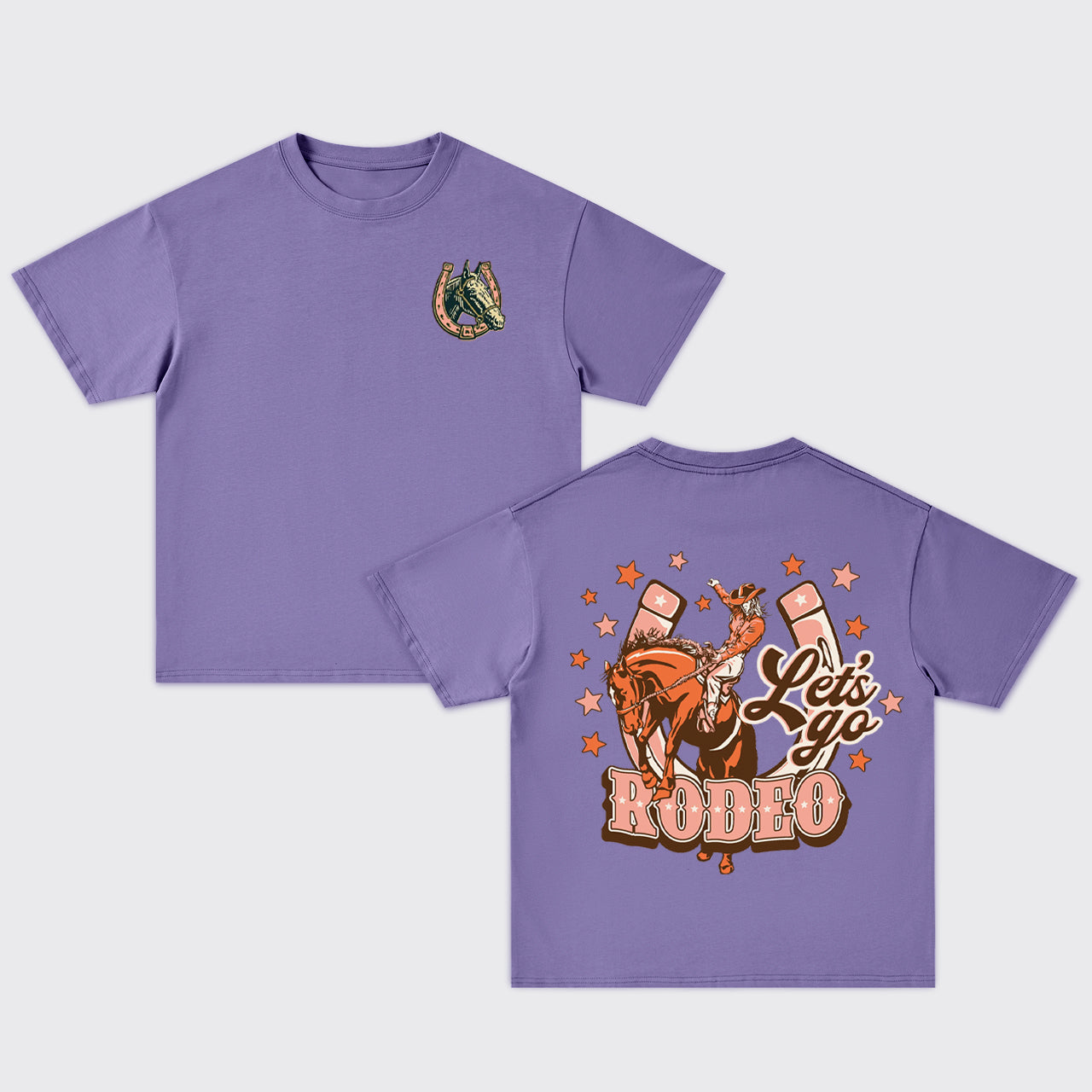 Let's Go Rodeo Oversize T-Shirts