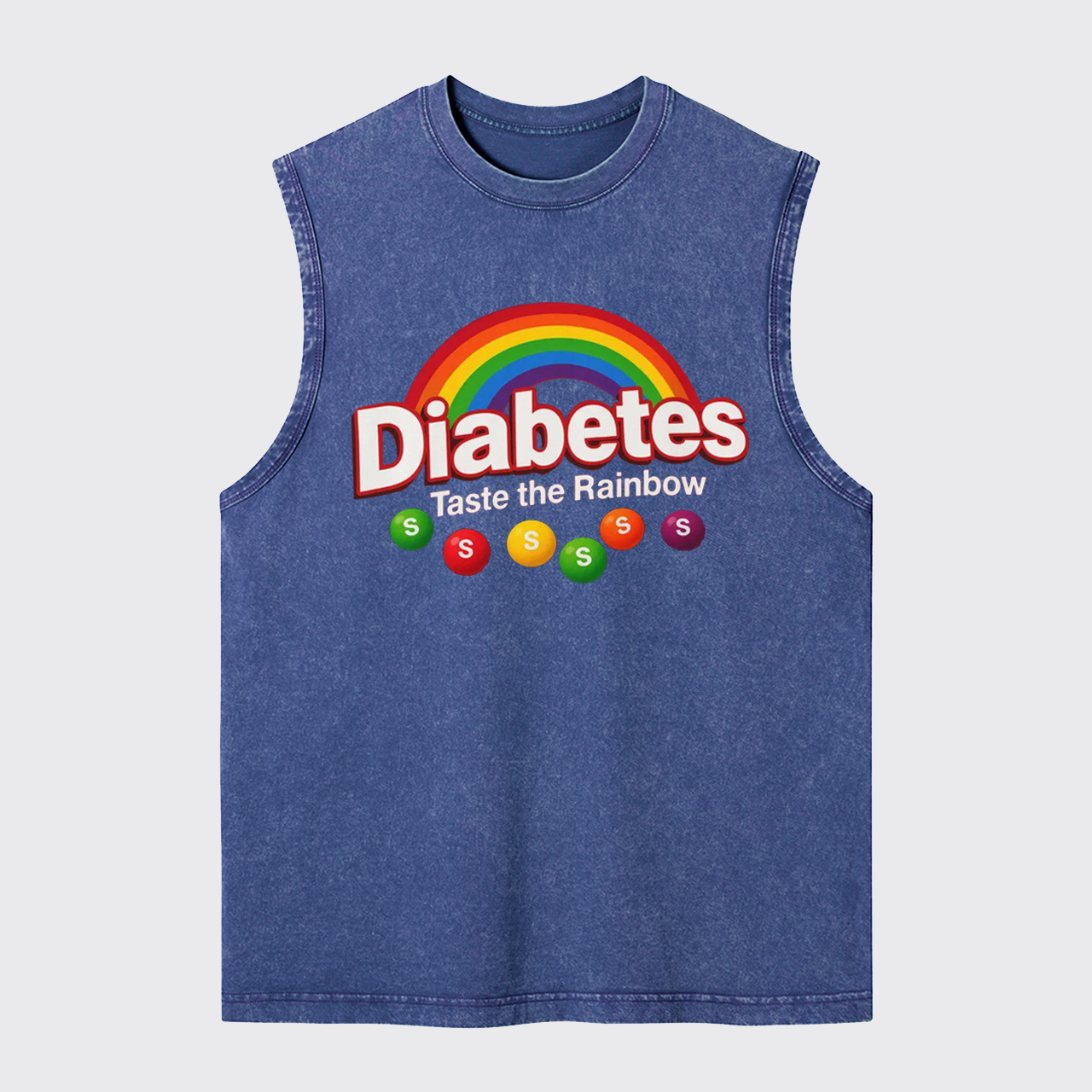 Funny Health-Diabetes Awareness Washed Tanks
