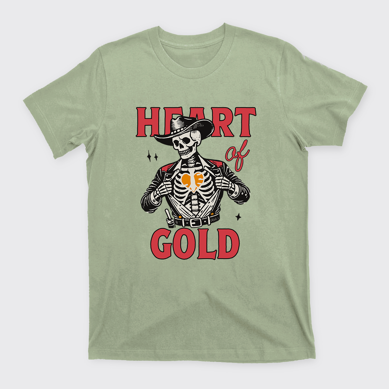 Heart Of Gold Western T-Shirts