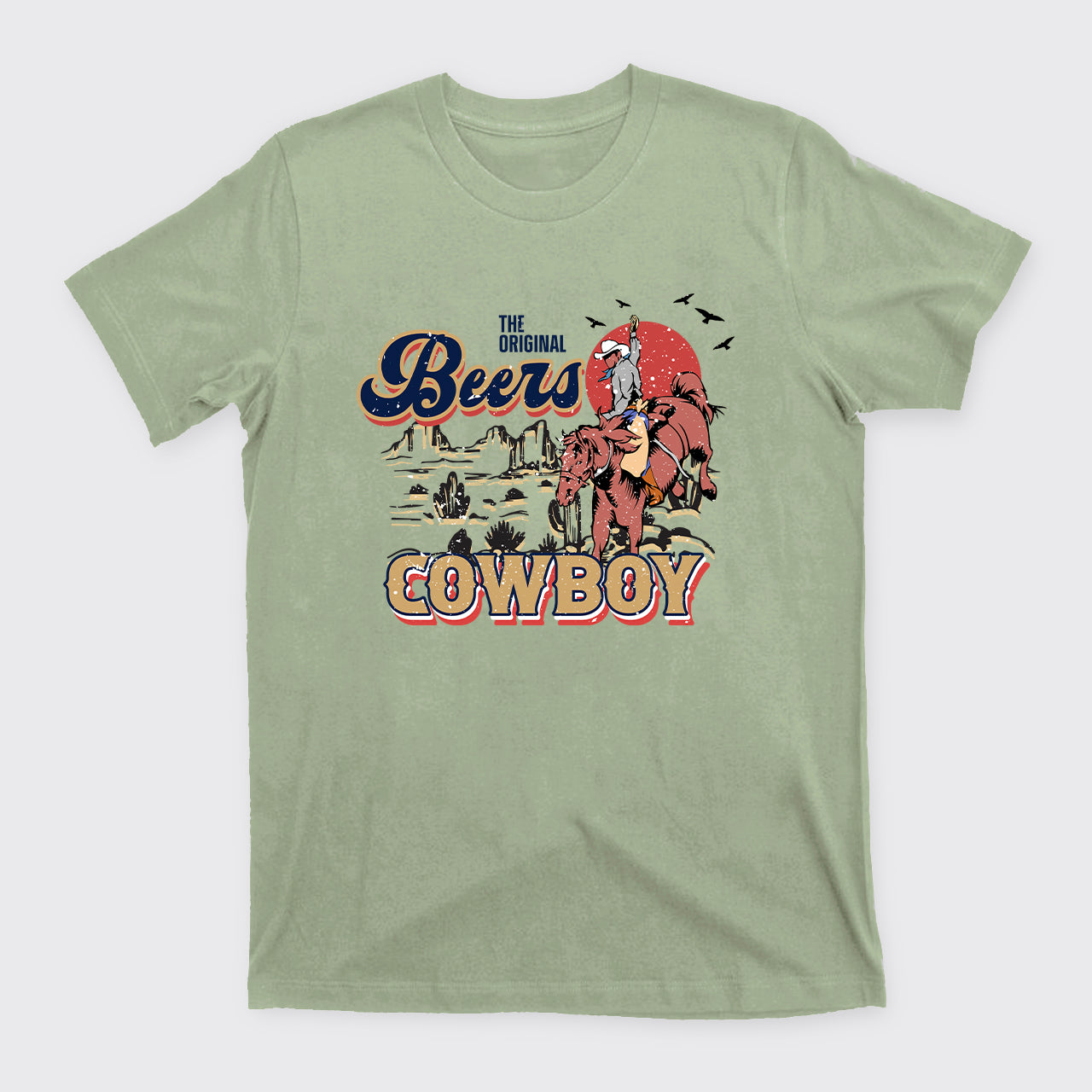 Beers Cowboy On The Wilderness T-Shirts