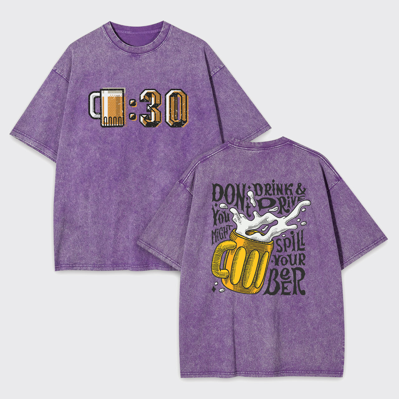 At 0:30 Let's Drink Garment-dye Tees