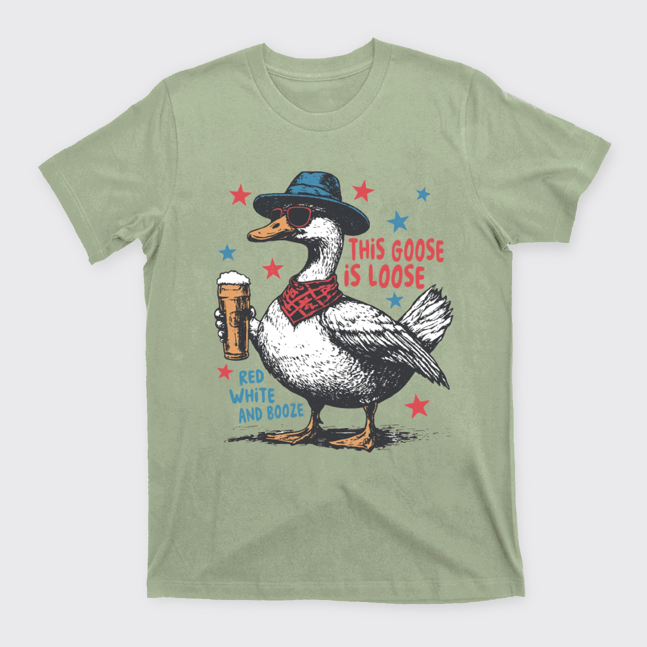 Humorous 4th Of July-This Goose Is Loose T-Shirts