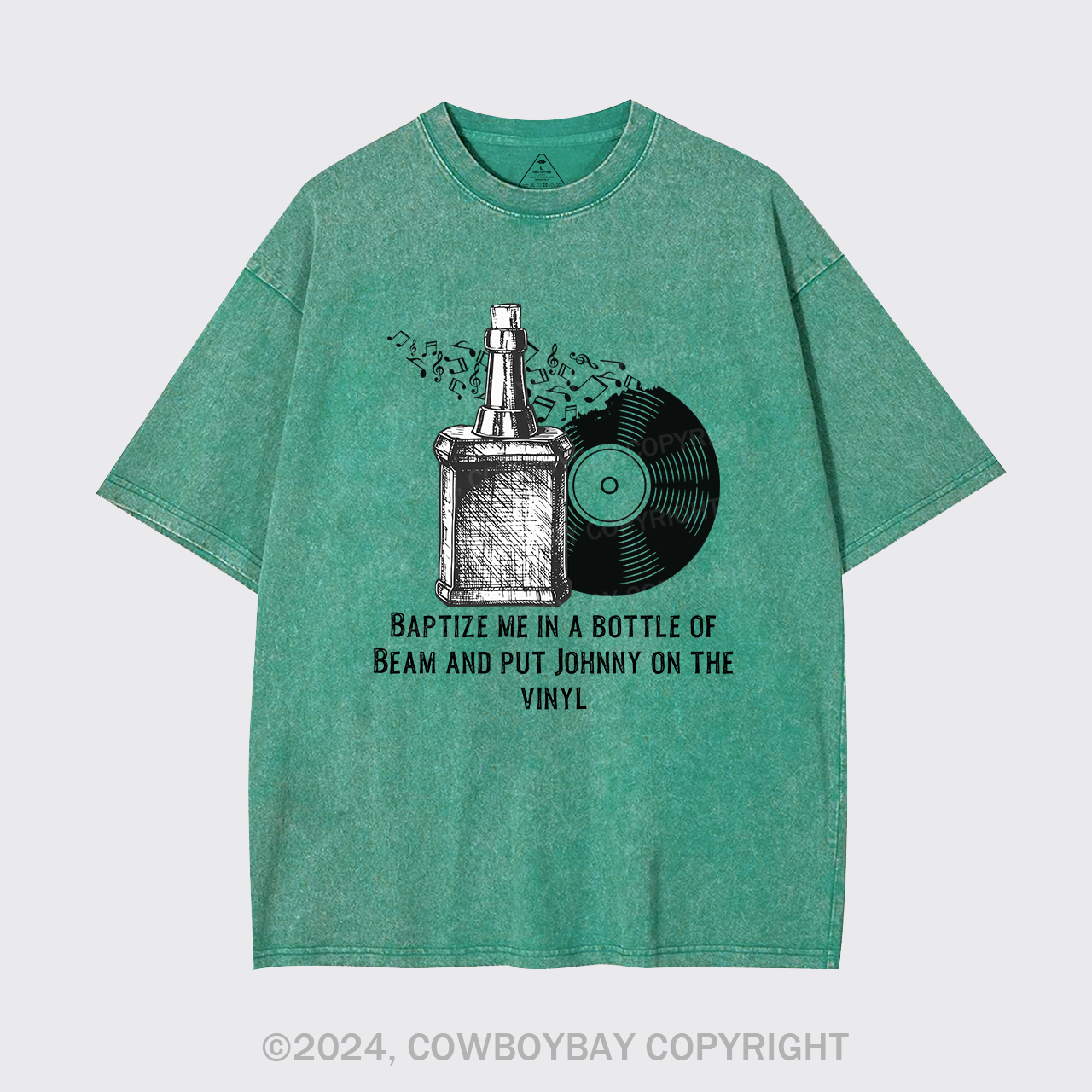 Bourbon Something In The Orange Garment-dye Tees