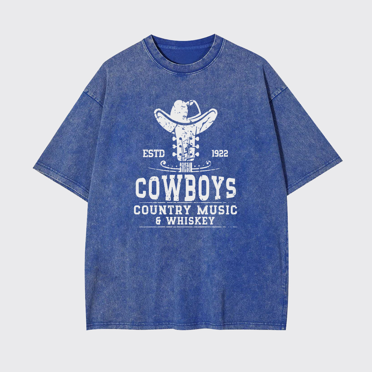 Cowboys Country Music 6 Whiskey Garment-dye Tees